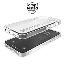 Заредете изображение във визуализатора на галерията – SuperDry Snap iPhone 12 mini Clear Case srebrny/silver 42590 - TopMag
