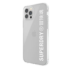 Заредете изображение във визуализатора на галерията – SuperDry Snap iPhone 12 Pro Max Clear Ca se biały/white 42597 - TopMag
