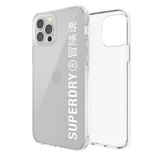 Заредете изображение във визуализатора на галерията – SuperDry Snap iPhone 12 Pro Max Clear Ca se biały/white 42597 - TopMag
