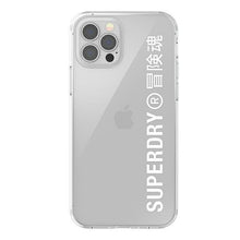 Заредете изображение във визуализатора на галерията – SuperDry Snap iPhone 12/12 Pro Clear Cas e biały/white 42596 - TopMag
