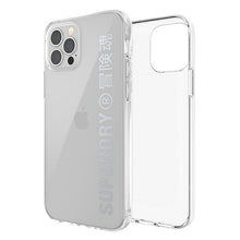 Заредете изображение във визуализатора на галерията – SuperDry Snap iPhone 12/12 Pro Clear Cas e srebrny/silver 42591 - TopMag
