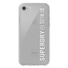 Заредете изображение във визуализатора на галерията – SuperDry Snap iPhone 6/6s/7/8/SE 2020 / SE 2022 Clear Case biały/white 41573 - TopMag
