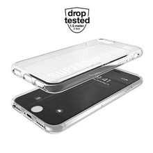 Заредете изображение във визуализатора на галерията – SuperDry Snap iPhone 6/6s/7/8/SE 2020 / SE 2022 Clear Case biały/white 41573 - TopMag
