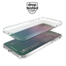 Заредете изображение във визуализатора на галерията – SuperDry Snap iPhone X/Xs Clear Case Gra dient 41584 - TopMag

