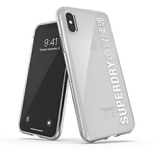 Заредете изображение във визуализатора на галерията – SuperDry Snap iPhone X/Xs Clear Case biały/white 41576 - TopMag
