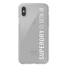 Заредете изображение във визуализатора на галерията – SuperDry Snap iPhone X/Xs Clear Case biały/white 41576 - TopMag
