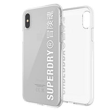 Заредете изображение във визуализатора на галерията – SuperDry Snap iPhone X/Xs Clear Case biały/white 41576 - TopMag

