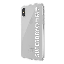 Заредете изображение във визуализатора на галерията – SuperDry Snap iPhone X/Xs Clear Case biały/white 41576 - TopMag

