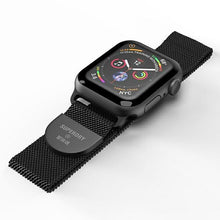 Заредете изображение във визуализатора на галерията – SuperDry Watchband Apple Watch 38/40/41 mm Chainmail czarny/black 41681 - TopMag
