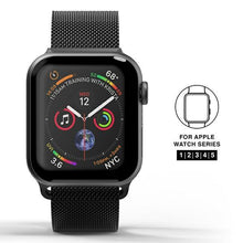 Заредете изображение във визуализатора на галерията – SuperDry Watchband Apple Watch 38/40/41 mm Chainmail czarny/black 41681 - TopMag
