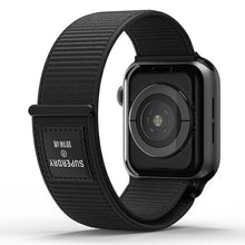 Заредете изображение във визуализатора на галерията – SuperDry Watchband Apple Watch 38/40/41 mm Nylon Weave czarny/black 41673 - TopMag
