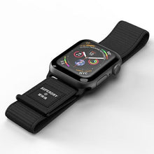 Заредете изображение във визуализатора на галерията – SuperDry Watchband Apple Watch 38/40/41 mm Nylon Weave czarny/black 41673 - TopMag
