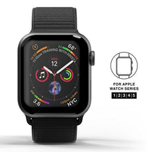 Заредете изображение във визуализатора на галерията – SuperDry Watchband Apple Watch 38/40/41 mm Nylon Weave czarny/black 41673 - TopMag
