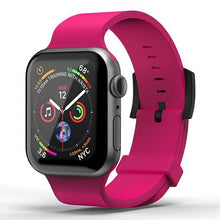 Заредете изображение във визуализатора на галерията – SuperDry Watchband Apple Watch 38/40/41 mm Silicone różowy/pink 41679 - TopMag
