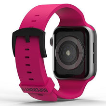 Заредете изображение във визуализатора на галерията – SuperDry Watchband Apple Watch 38/40/41 mm Silicone różowy/pink 41679 - TopMag
