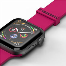 Заредете изображение във визуализатора на галерията – SuperDry Watchband Apple Watch 38/40/41 mm Silicone różowy/pink 41679 - TopMag
