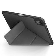 Заредете изображение във визуализатора на галерията – UNIQ etui Transforma iPad Mini (2021) Antimicrobial szary/charcoal grey - TopMag
