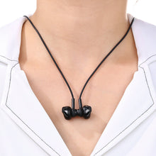 Заредете изображение във визуализатора на галерията – Joyroom wireless bluetooth sport headphones neckband green (JR-D6) - TopMag
