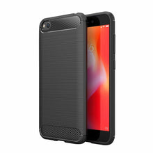 Заредете изображение във визуализатора на галерията – Carbon Case Flexible Cover TPU Case for Xiaomi Redmi Go black
