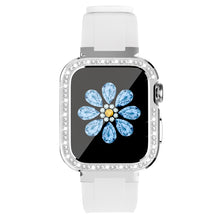 Заредете изображение във визуализатора на галерията – Kingxbar Strarry strap with case for Apple Watch 40 / 41mm white - TopMag
