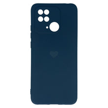 Заредете изображение във визуализатора на галерията – Vennus Silicone Heart Case for Xiaomi Redmi 10C design 1 navy
