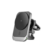 Заредете изображение във визуализатора на галерията – WiWU - Universal Magnetic Air Vent Car Phone Mount-Holder CH314 with Wireless Charging 15W
