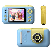 Заредете изображение във визуализатора на галерията – Digital camera for children S9 HD with tripod blue
