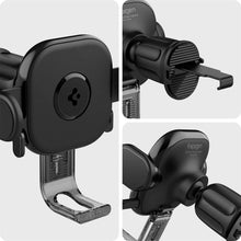 Заредете изображение във визуализатора на галерията – Spigen UTS12 ONETAP UNIVERSAL VENT CAR MOUNT BLACK
