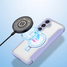 Заредете изображение във визуализатора на галерията – Dux Ducis Skin X Pro case with magnetic ring/stand for Samsung S24+ - purple
