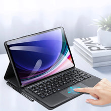 Заредете изображение във визуализатора на галерията – Dux Ducis Bluetooth Keyboard Case (TK Series) for Samsung Tab S9 - Black
