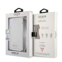 Заредете изображение във визуализатора на галерията – Guess GUHCN61KC4GSSI iPhone 11 6,1" / Xr Transparent hardcase 4G Silver Chain
