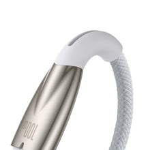 Заредете изображение във визуализатора на галерията – BASEUS cable USB A to Type C Power Delivery 100W Glimmer Series CADH000402 1m white
