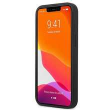 Заредете изображение във визуализатора на галерията – Guess GUHCP13MSA4GSBK iPhone 13 6,1" czarny/black hardcase Saffiano 4G Metal Logo
