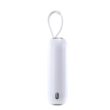 Заредете изображение във визуализатора на галерията – Joyroom powerbank 10000mAh Colorful Series 22.5W with 2 built-in USB C and Lightning cables white (JR-L012)
