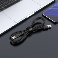 Заредете изображение във визуализатора на галерията – Acefast cable usb a to type c 3a c2-04 silicone silicone 1,2m black
