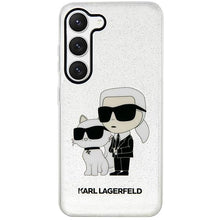 Заредете изображение във визуализатора на галерията – Karl Lagerfeld KLHCS23MHNKCTGT S23+ S916 transparent hardcase Gliter Karl&amp;Choupette
