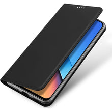 Заредете изображение във визуализатора на галерията – Dux Ducis Skin Pro eco-leather case for Xiaomi Poco M6 Pro/Redmi 12/Redmi 12R - black
