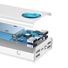 Заредете изображение във визуализатора на галерията – Baseus Amblight powerbank 65W 30000mAh Overseas Edition white (PPLG000102)
