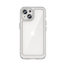 Заредете изображение във визуализатора на галерията – iPhone 15 Outer Space reinforced case with flexible frame - transparent
