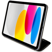 Заредете изображение във визуализатора на галерията – Karl Lagerfeld KLFC11SAKHPCK iPad 10.9" Folio Magnet Allover Cover black/black Saffiano Monogram Choupette
