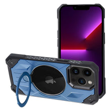 Заредете изображение във визуализатора на галерията – Armor Mag Cover case compatible with MagSafe for IPHONE 13 PRO blue
