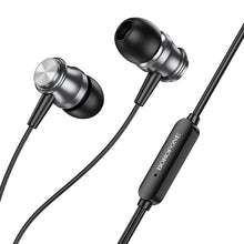 Заредете изображение във визуализатора на галерията – Borofone Earphones BM75 Platinum Metal grey
