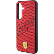 Заредете изображение във визуализатора на галерията – Original FERRARI hardcase Big SF Perforated FEHCS24MPINR for Samsung Galaxy  S24 FEHCS24MPINR Red
