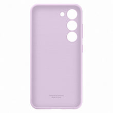 Заредете изображение във визуализатора на галерията – Samsung Silicone Cover Case for Samsung Galaxy S23 Silicone Cover Lilac (EF-PS911TVEGWW)
