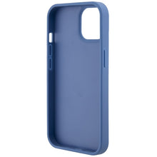 Заредете изображение във визуализатора на галерията – Original Case GUESS hardcase Leather 4G Triangle Strass GUHCP15SP4TDPB for Iphone 15 Blue
