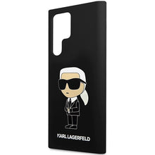 Заредете изображение във визуализатора на галерията – Karl Lagerfeld Silicone Ikonik case for Samsung Galaxy S24 Ultra - black

