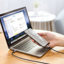Заредете изображение във визуализатора на галерията – Ugreen cable USB Type C - USB Type C 5 A 100 W Power Delivery Quick Charge 3.0 FCP 480 Mbps cable 2 m gray (70429 US316)
