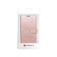 Заредете изображение във визуализатора на галерията – Forcell mezzo book case for iphone 14 ( 6.1 ) mandala rose gold - TopMag
