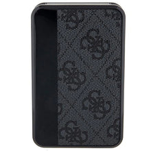 Заредете изображение във визуализатора на галерията – Guess Powerbank 18W GUPB10DP4GEGK 10000mAh black/black 4G Leather Metal Logo
