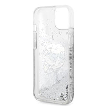 Заредете изображение във визуализатора на галерията – Karl Lagerfeld KLHCP14MLNKHCH iPhone 14 Plus 6.7" silver/silver hardcase Glitter Karl Head
